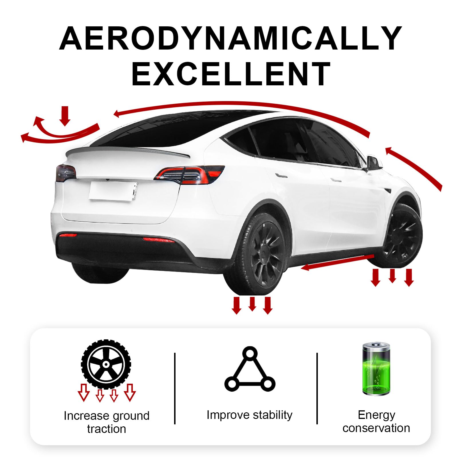 Amazon | TeslaモデルYスポイラーリアウイング2020-2023 2024 Tesla